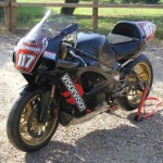 Visorvision GSX-R750 SRAD modern classic, part-wired by Electro34